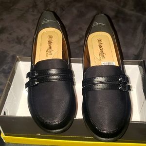 Black flats loafer  school/uniform/ work shoe
